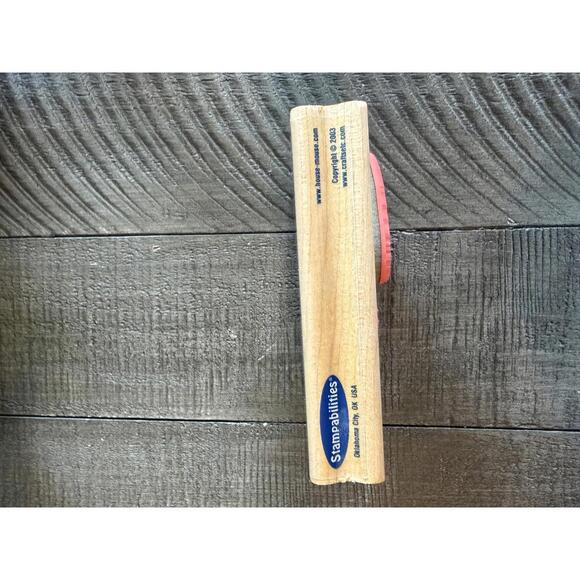 House Mouse Donut Bliss 2003 wood block rubber stamp - Picture 4 of 8